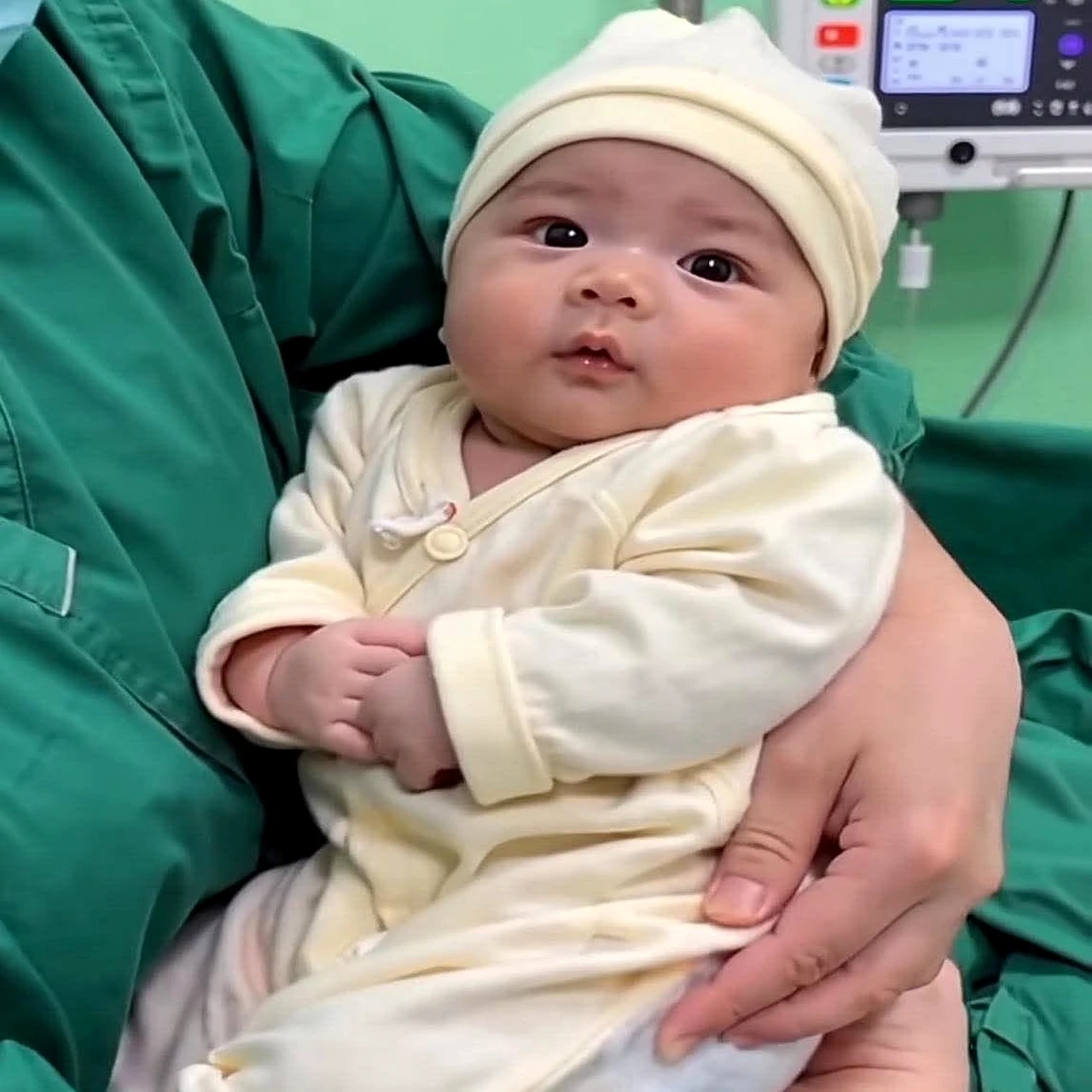 Bebé protagonista de una publicación viral