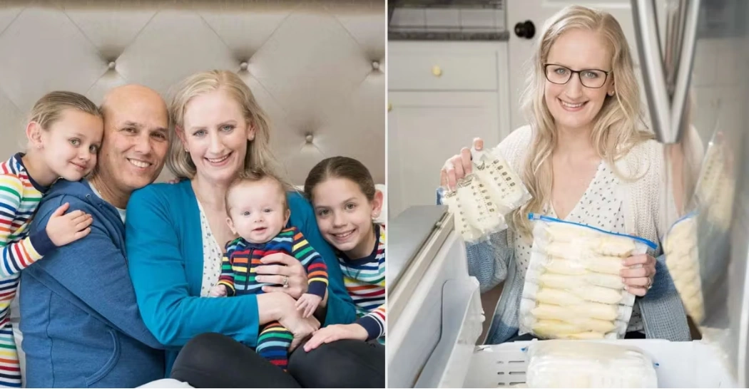 Elisabeth Anderson-Sierra y su récord de leche materna